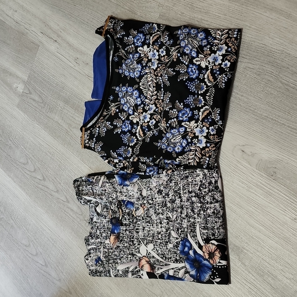 JM Collection, Size Large Tunic Tops, EUC!
